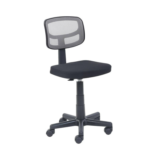 Mainstays Mesh Task Chair with Plush Padded Seat, White Mesh