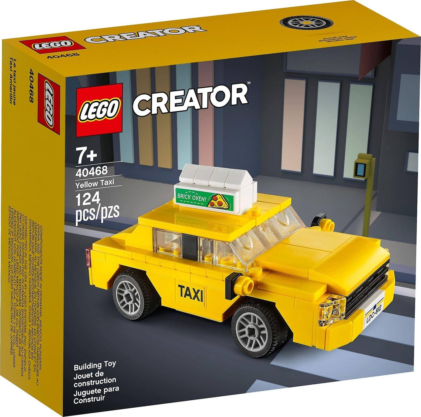 Lego Creator Yellow Taxi - 40468