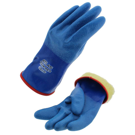 Showa 282XL-10 Coated Gloves, Blue, XL, PR