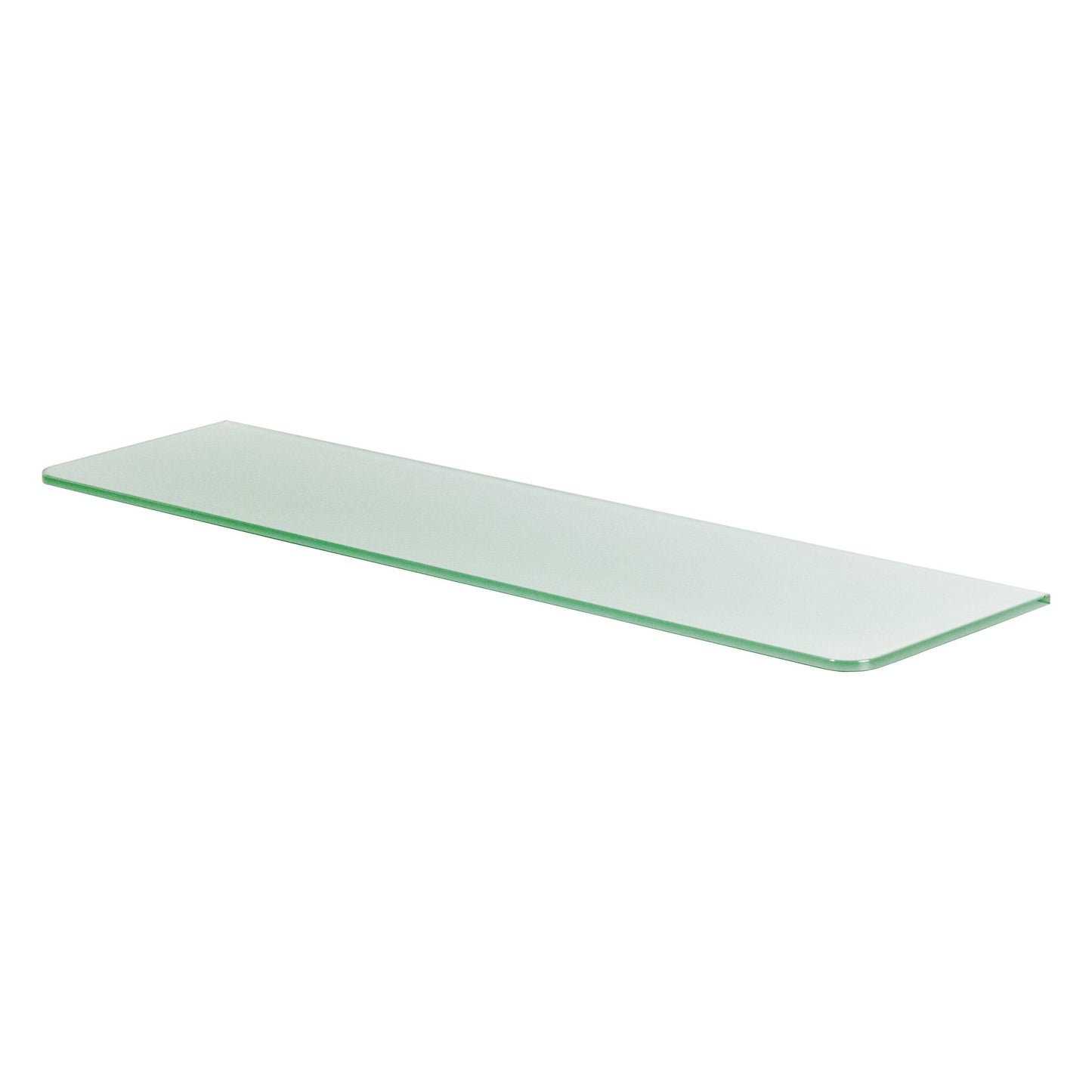 Dolle 16 in. x 5/16 in. x 5 in. Standard Line Shelf in Clear Glass