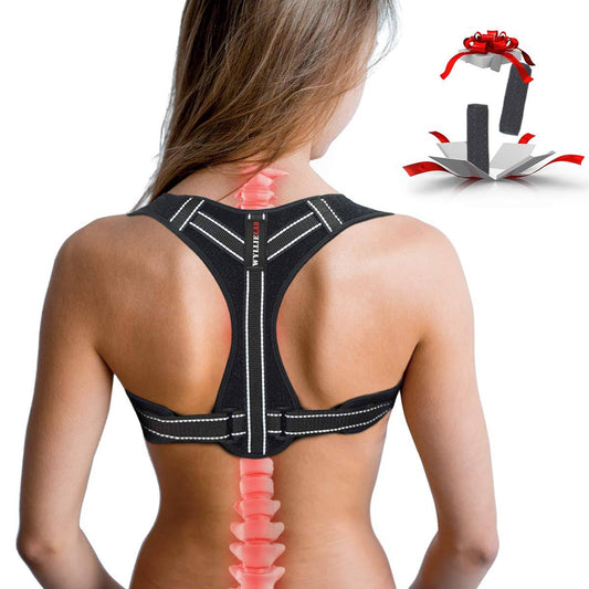 Posture Corrector for Women, Adjustable Back for Men, Effective Comfortable Best Back Brace for Posture Under Clothes