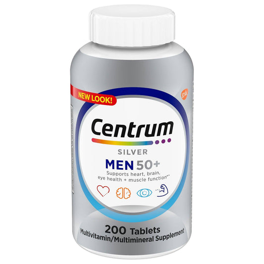 Centrum Silver Multivitamin/Multimineral, Men 50+, Tablets - 100 CT