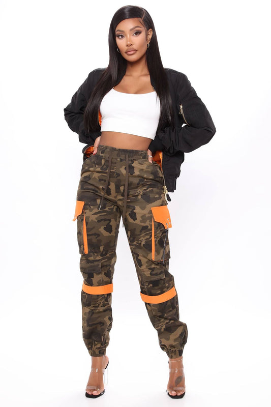 Womens Fashion Nova Cant Get With You Cargo Pant