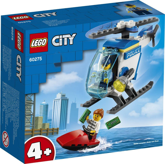 Lego City Police Helicopter, Building Toy, 51 Pieces - 51 pcs