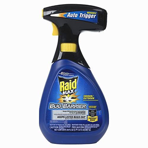 Raid Max Bug Barrier, Indoor/Outdoor - 30 fl oz bottle