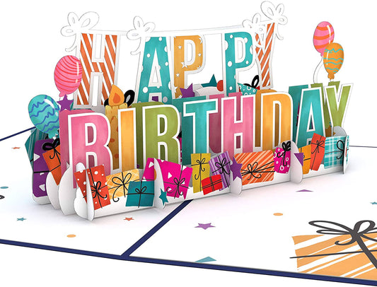 Lovepop Pop Up Greeting Card Happy Birthday