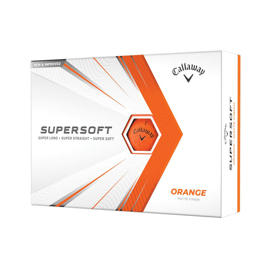 Callaway 2021 Supersoft Golf Balls · Matte Red