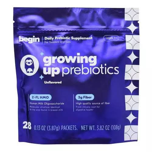 Begin Health 28-Pack Unflavored Growing Up Prebiotics