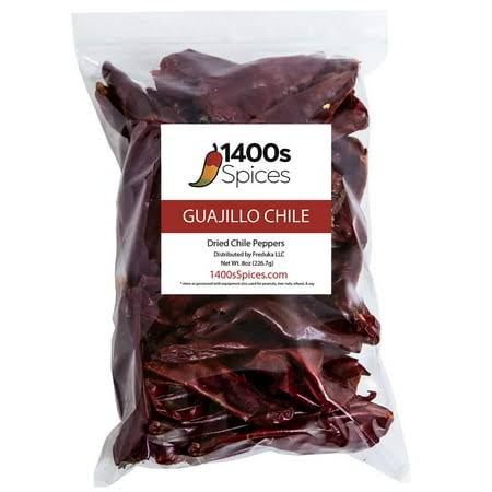 Dried Guajillo Stemless Chile Whole Mexican Peppers by 1400s Spices