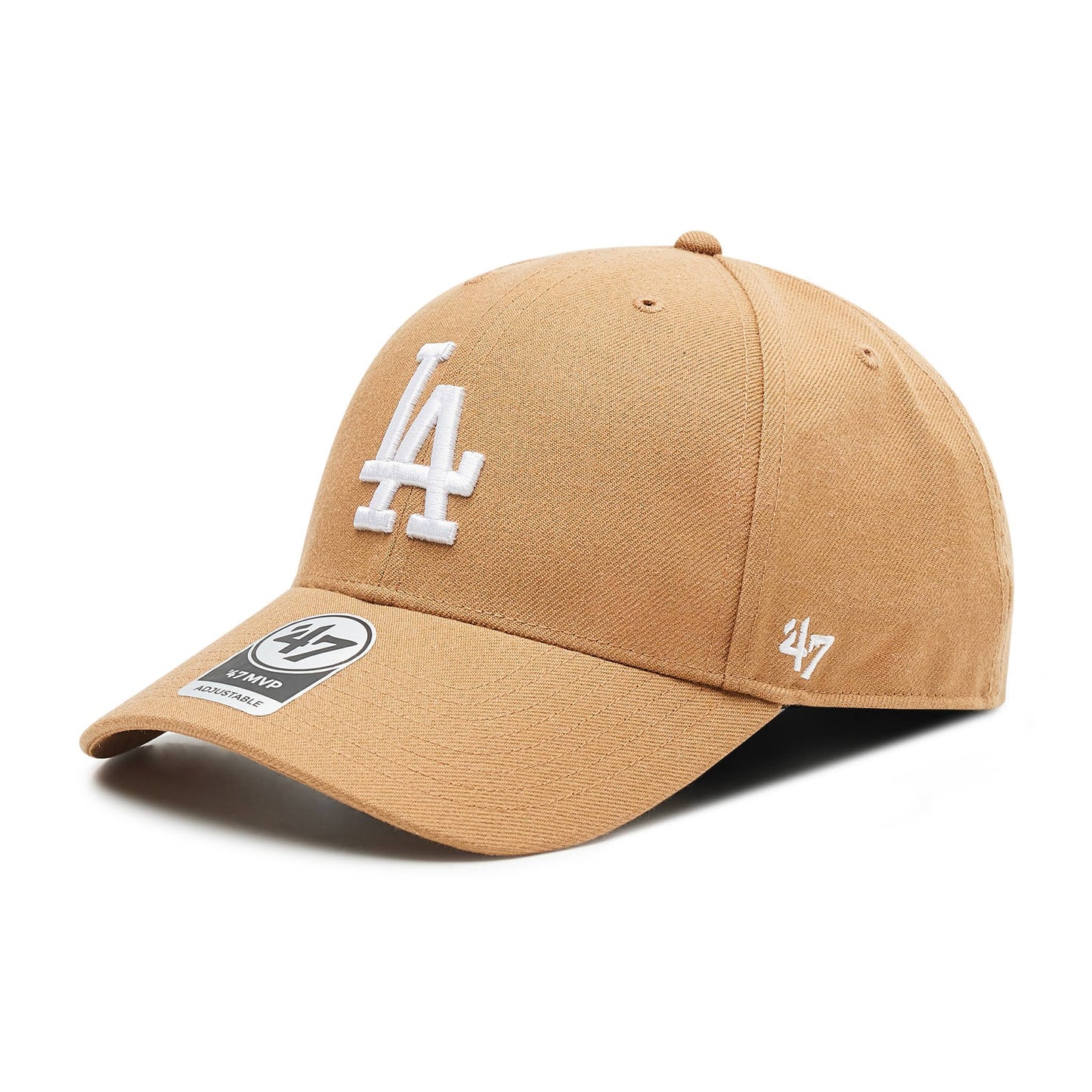 47brand MLB Los Angeles Clean Up Cap, Brown