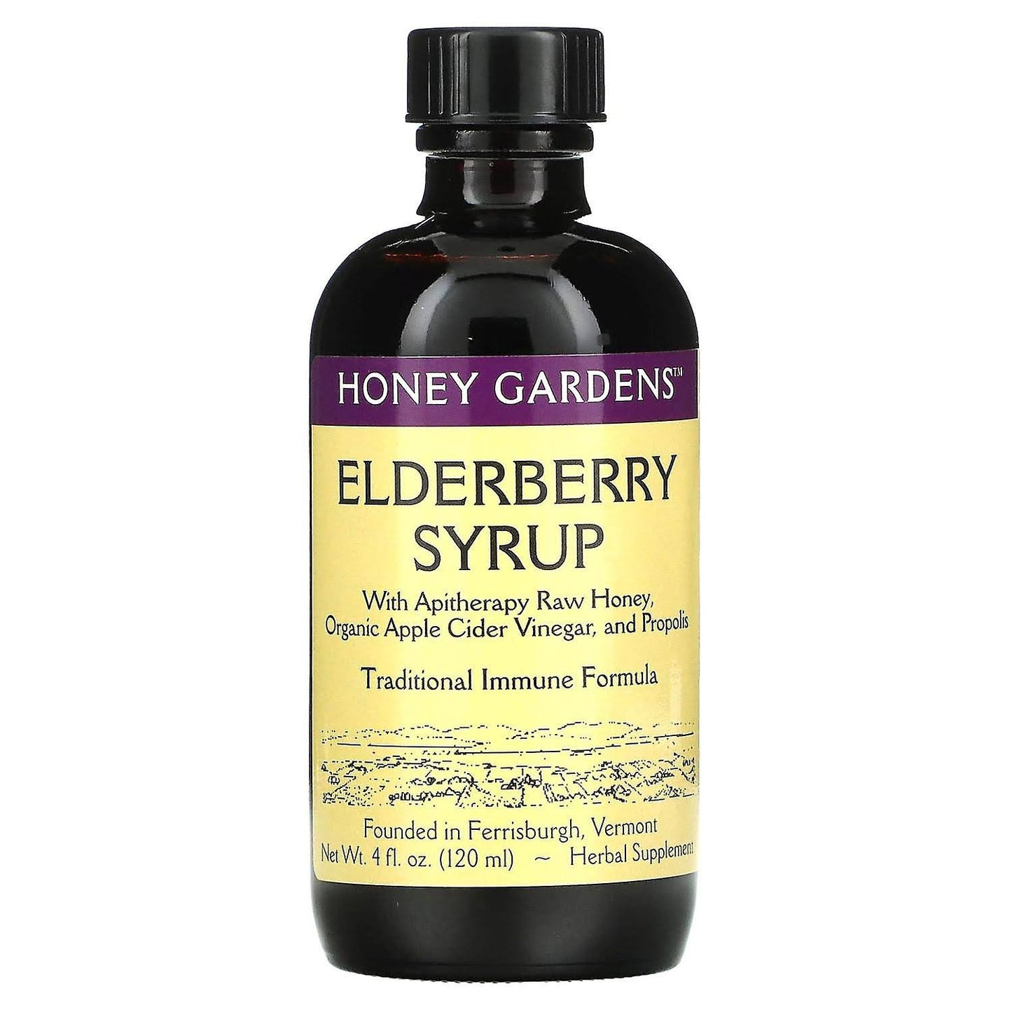 Honey Gardens Apitherapy Elderberry Extract - 8 fl oz bottle