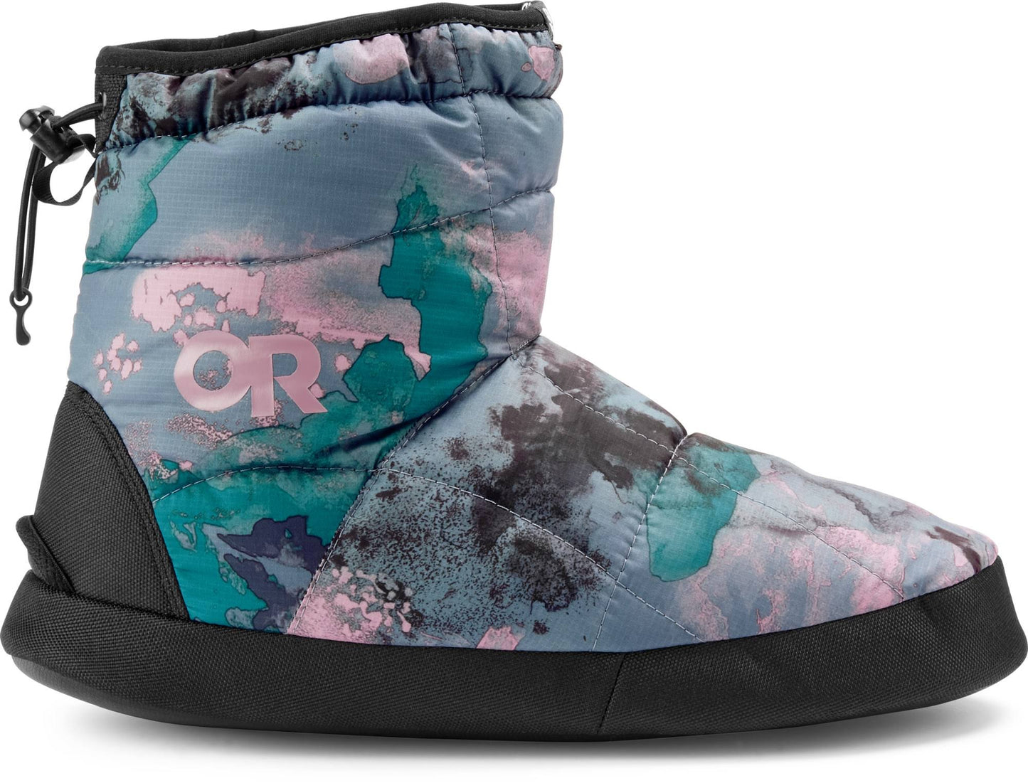 Outdoor Research Tundra Aerogel Booties - Womens Nimbus Watercolor, L