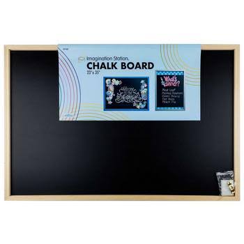 Chalkboard With Wood Frame - 23 x 35