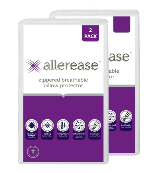 Allerease Ultimate Protection and Comfort Standard/Queen Pillow Protector