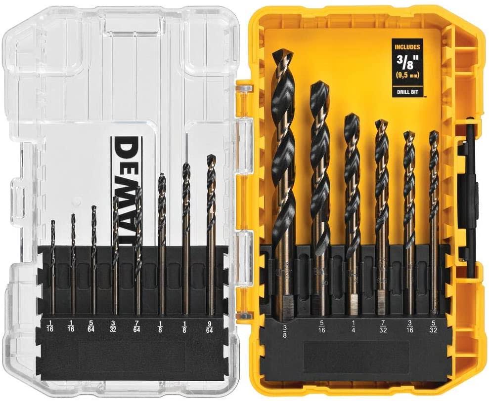 Dewalt DW1162 14-Piece Drill Bit Set, Black Oxide