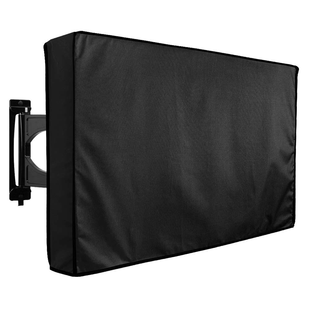 Clicks Depot Outdoor TV Cover 46 to 48 Inches with Bottom Cover, Heavy Duty, Waterproof Thick Fabric, Weatherproof Outdoor TV Enclosure for Outside