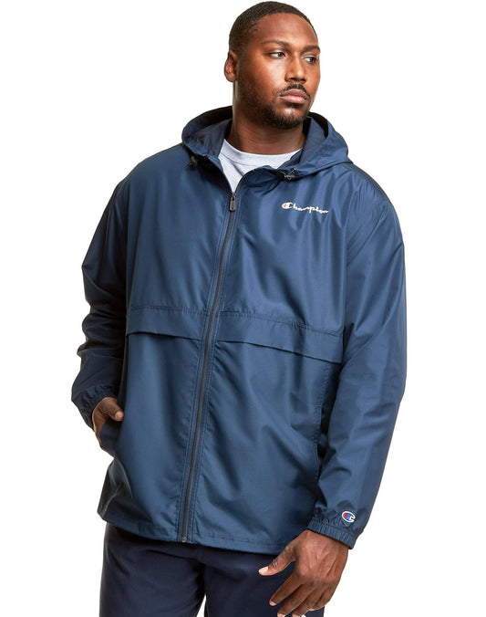 Champion Mens Packable Jacket, Navy