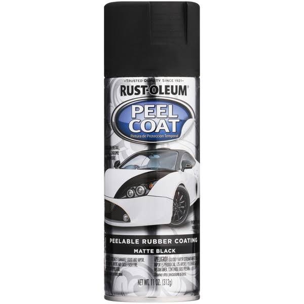 Rust-Oleum 284279 Peel Coat Rubber Coating, Black, 11 oz