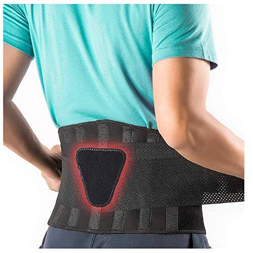 FEATOL Back Brace for Lower Back Pain Back Support Belt for Women & Men Breathable Lower Back Brace with Lumbar Pad Lower Back Pain Relief for