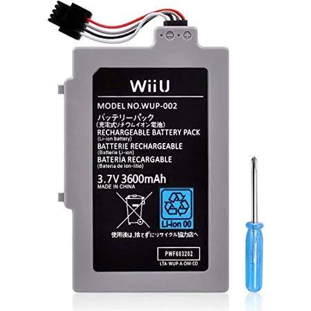 Ucec 3600 mAh Replacement Rechargeable Battery Pack for Wii U Gamepad