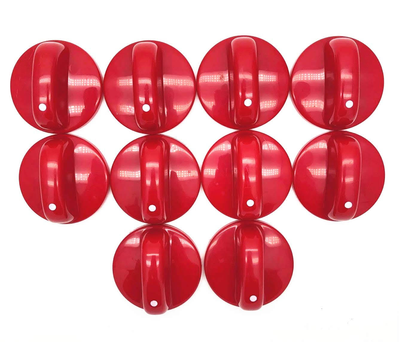 XMHF 10pcs Kitchen Cooktop Round Shape Rotary Switch Knob