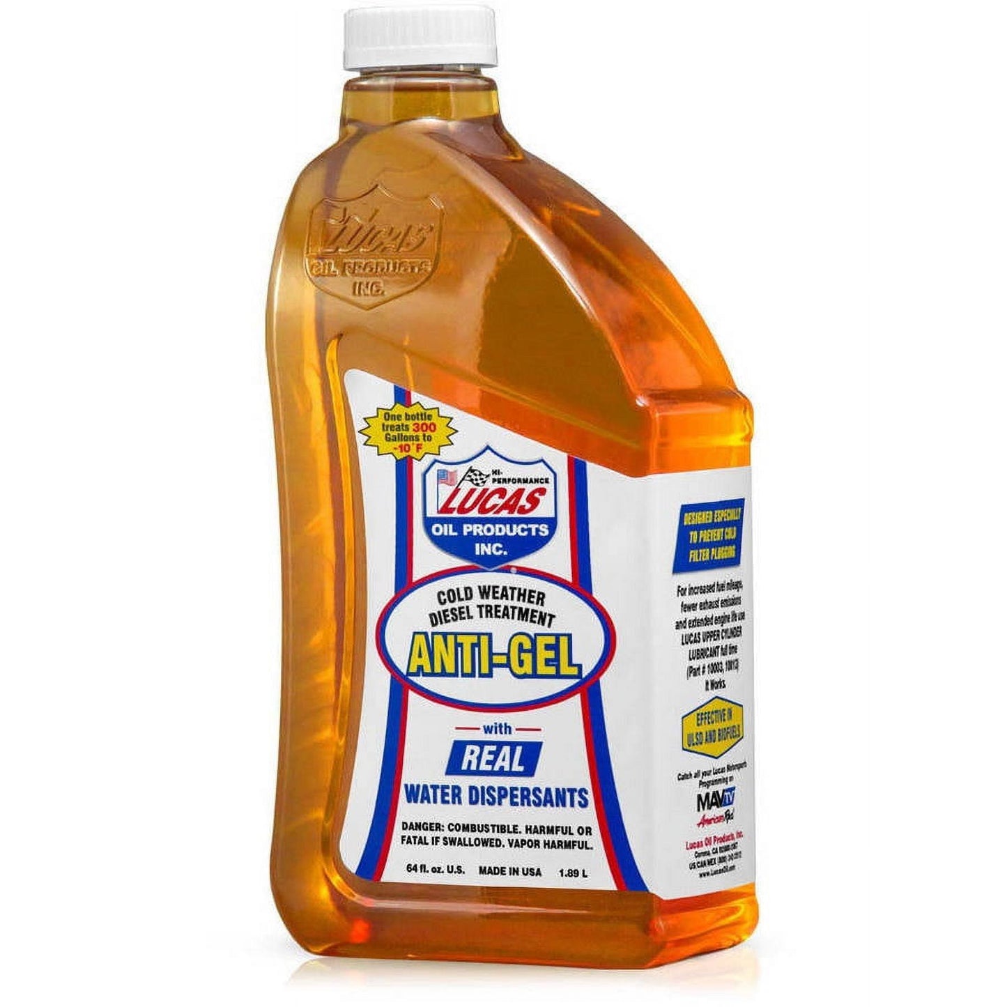 Lucas Oil 10866 Anti-Gel Cold Weather DIESEL Treatment 2 Quart.