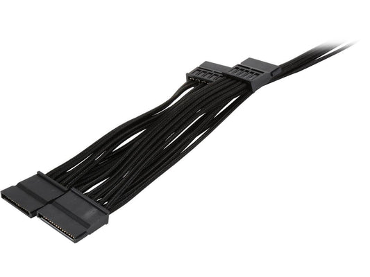 Corsair CP-8920186 Premium Individually Sleeved SATA Cable Black