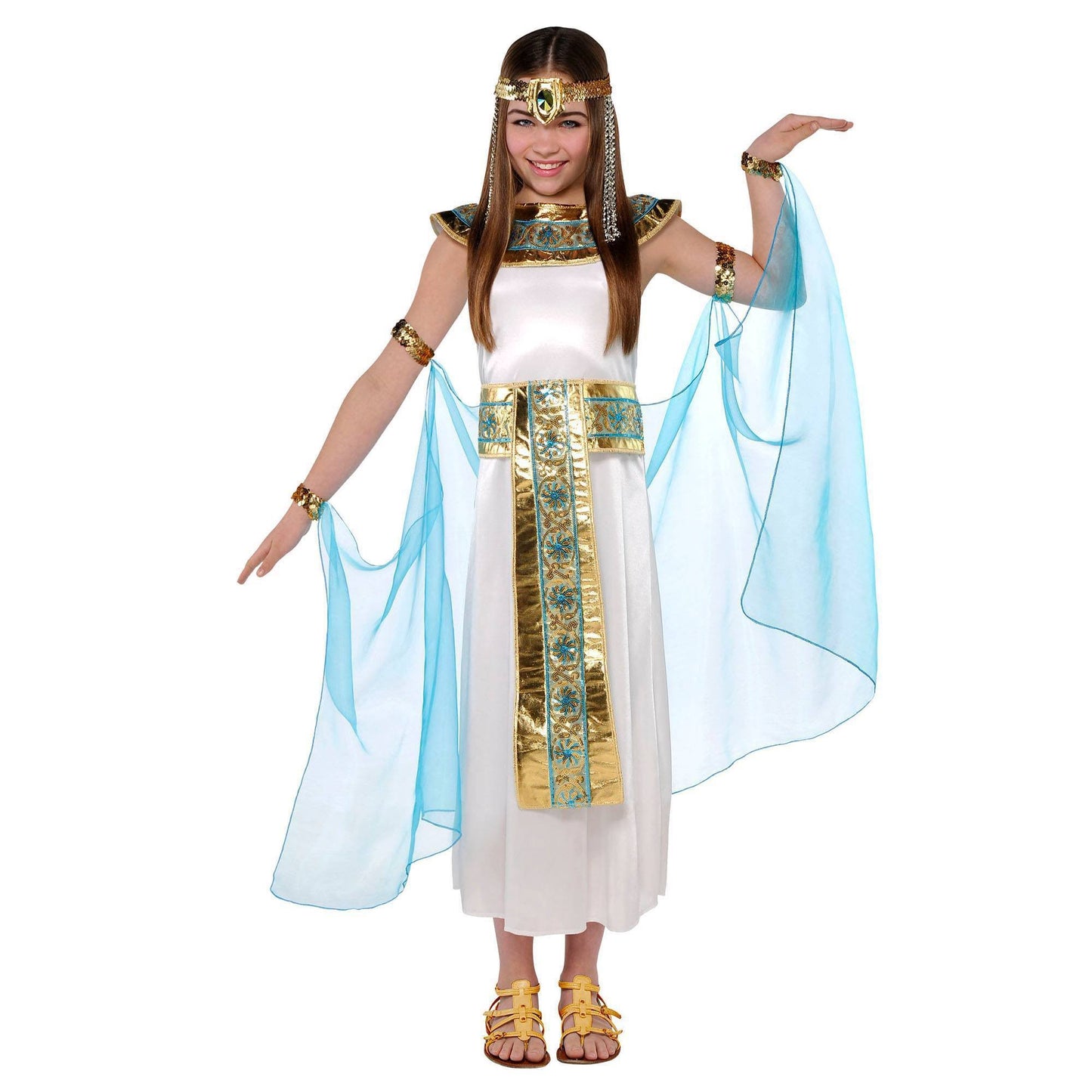 Girls Shimmer Cleopatra Costume - Small