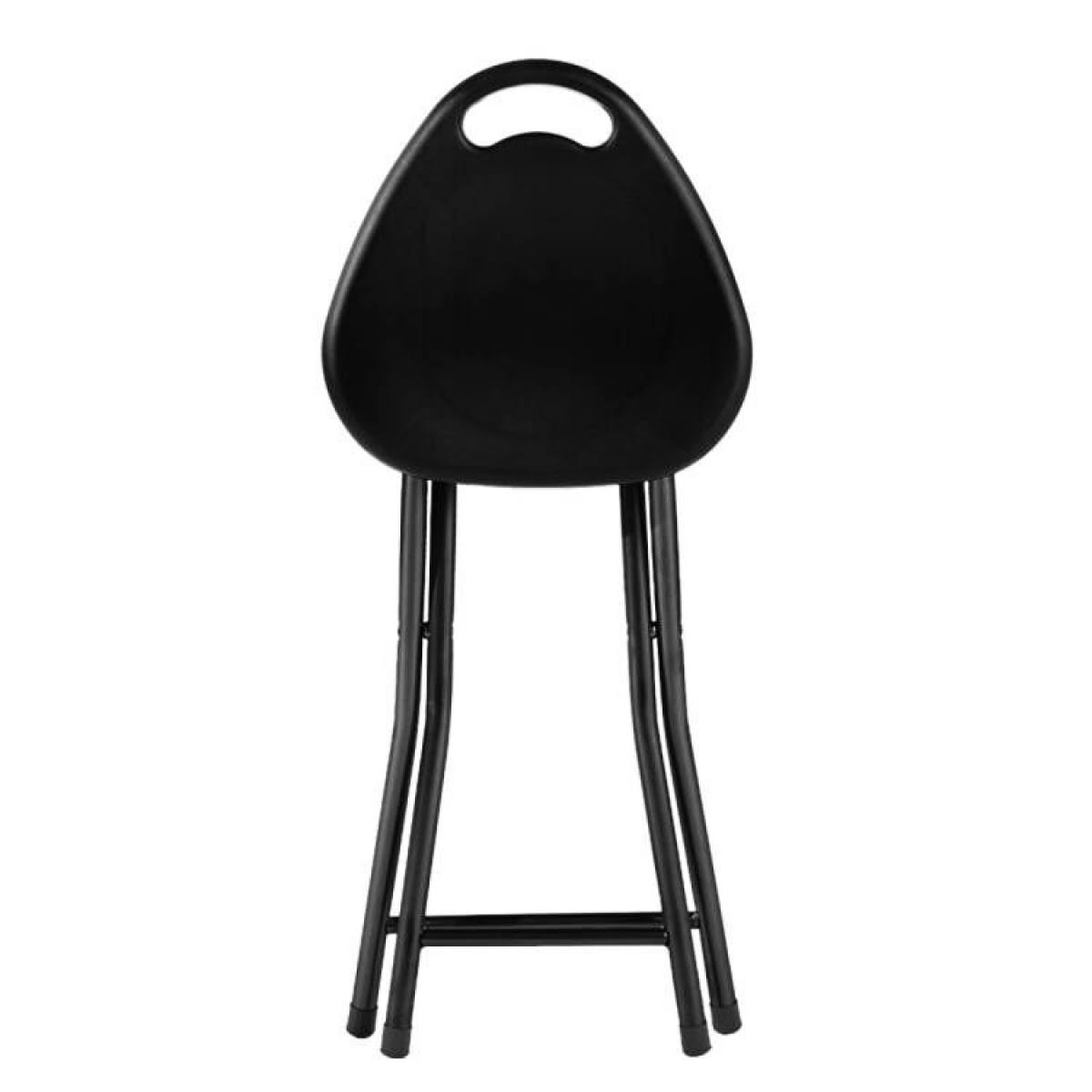 Meijer Black Folding Stool With Handle