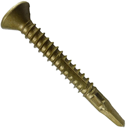 #12x2-1/2 Reamer Tek Torx/Star Head Self-Drilling Wood to Metal Screws - 5 Pounds - 275 Tek Screws - Tek Screws for Flatbeds, Trailers, or Where Fas