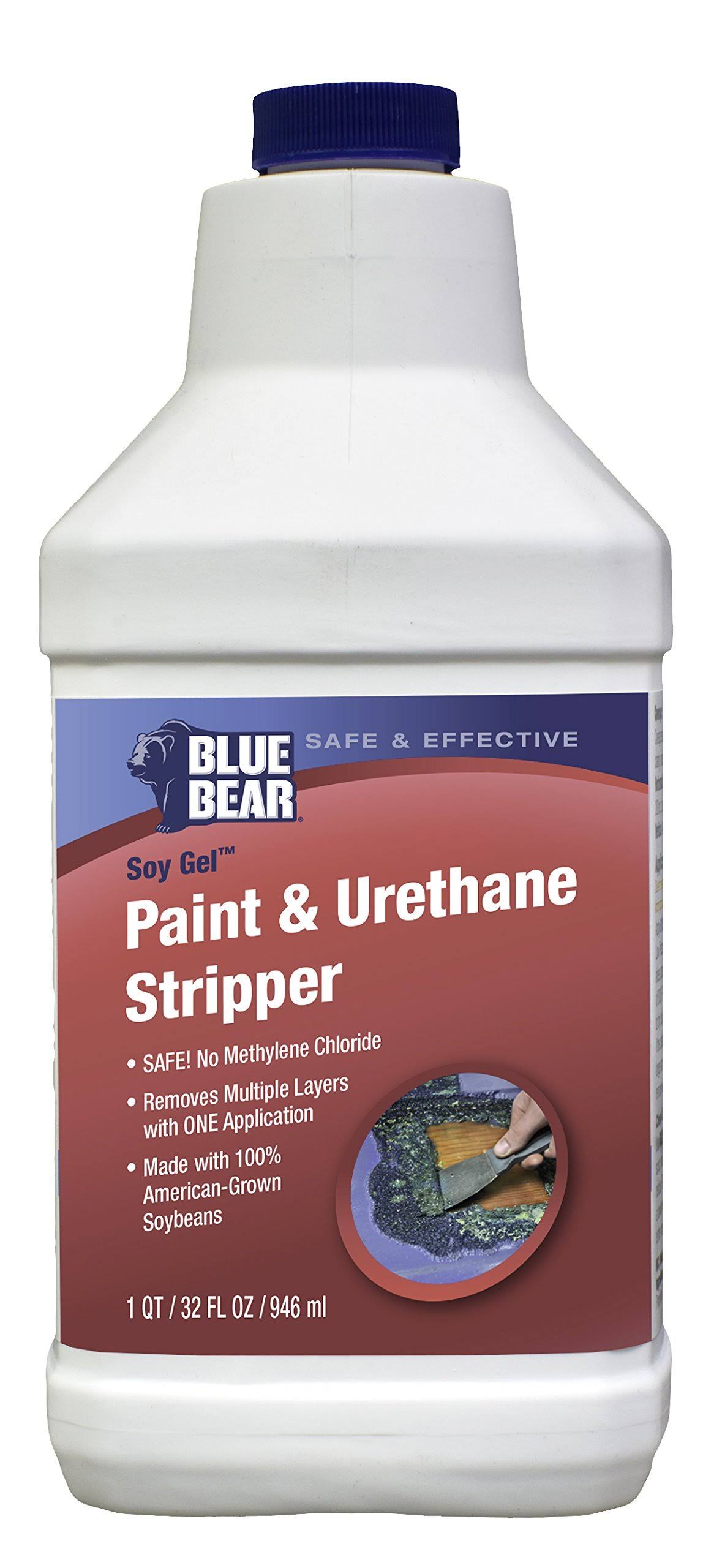 Blue Bear Soy Gel Paint & Urethane Stripper - 1 Quart