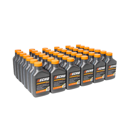 12 Pack of Echo Powerblend Gold 2-Stroke Engine Oil 2.6 oz Bottles 50:1 Mix for 1 Gallon 6450001s-12pk