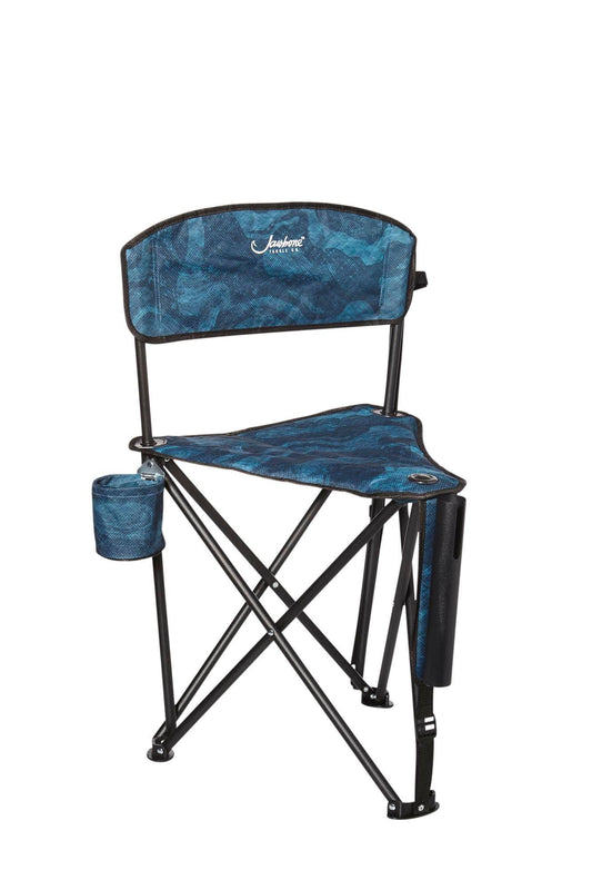 Jawbone Padded Tri-Pod Stool, Aqua Camo