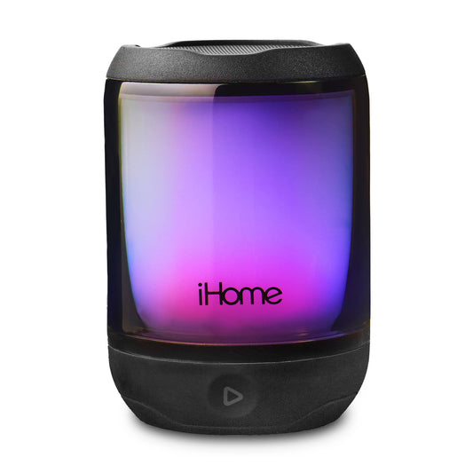 iHome - Rechargeable Waterproof Bluetooth Mini Speaker - Black