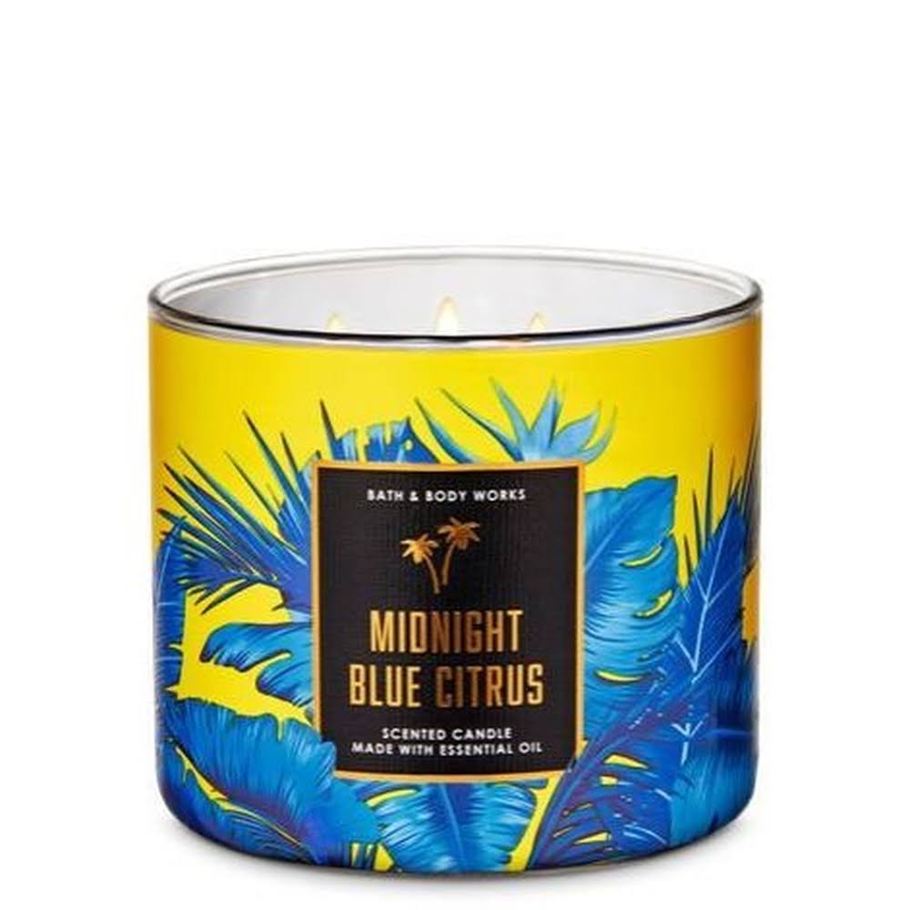 Bath and Body Works Large Cylinder Candles | Midnight Blue Citrus 14.5 oz