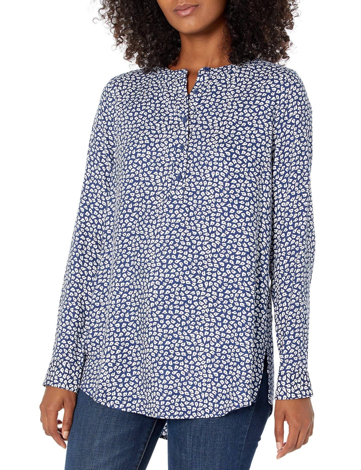 Amazon Essentials Womens Long-Sleeve Woven Blouse