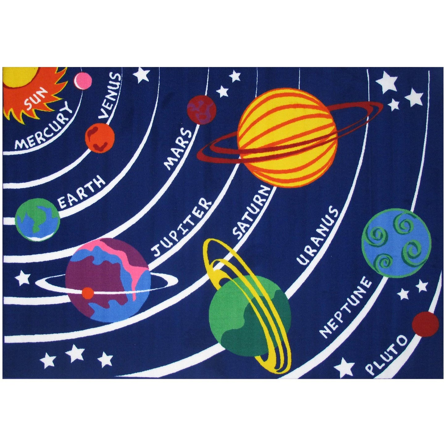 Fun Rugs Fun Time Solar System Rug