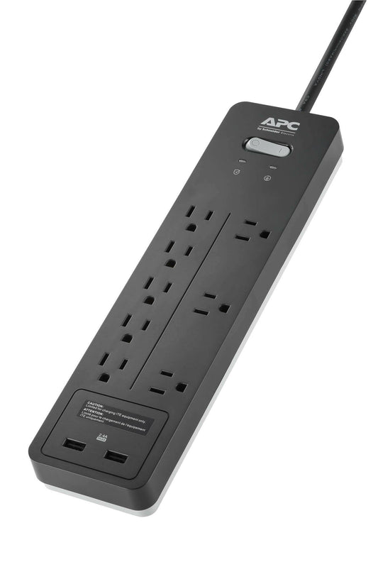 APC Home Office SurgeArrest 8-Outlet Surge Protector PH8U2