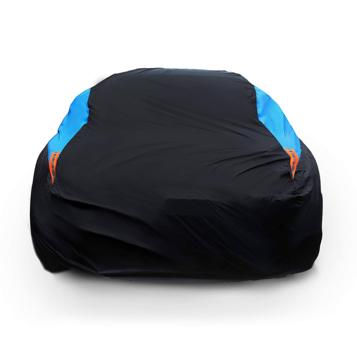 MORNYRAY Waterproof Car Cover All Weather Snowproof UV Protection Windproof Outdoor Full Car Cover, Universal Fit for Sedan (Fit Hatchback Length Up CY000