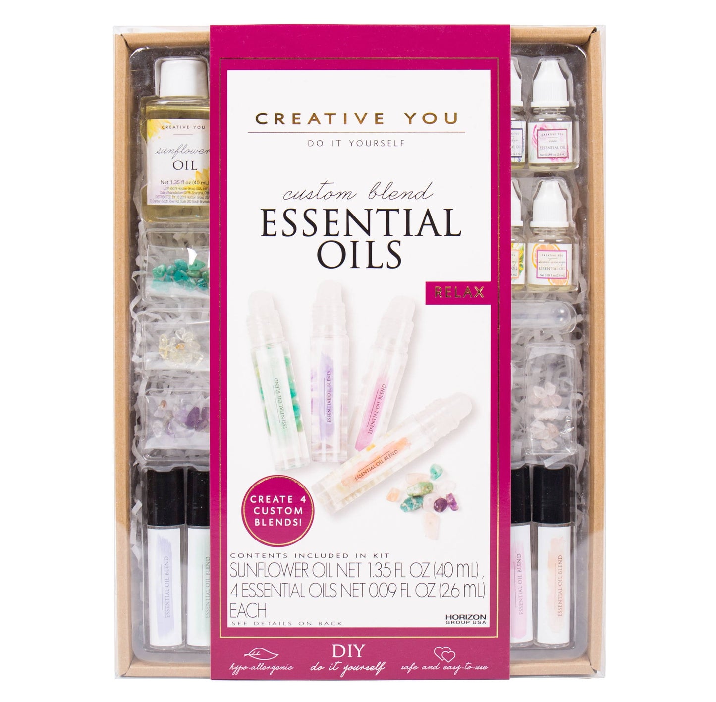 Creative You D.I.Y. Custom Blends Essential Oils Kit