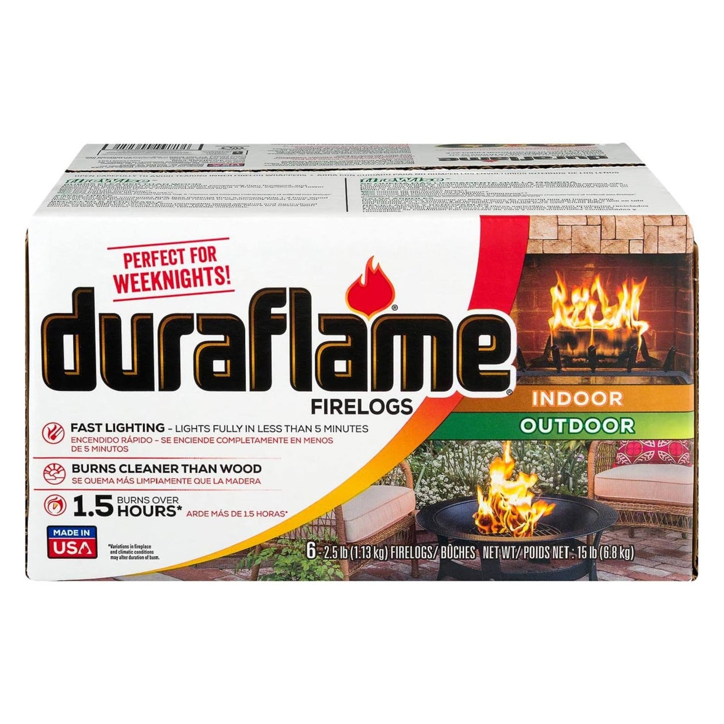 Duraflame Firelog - 2.5 lb (6 Pack)