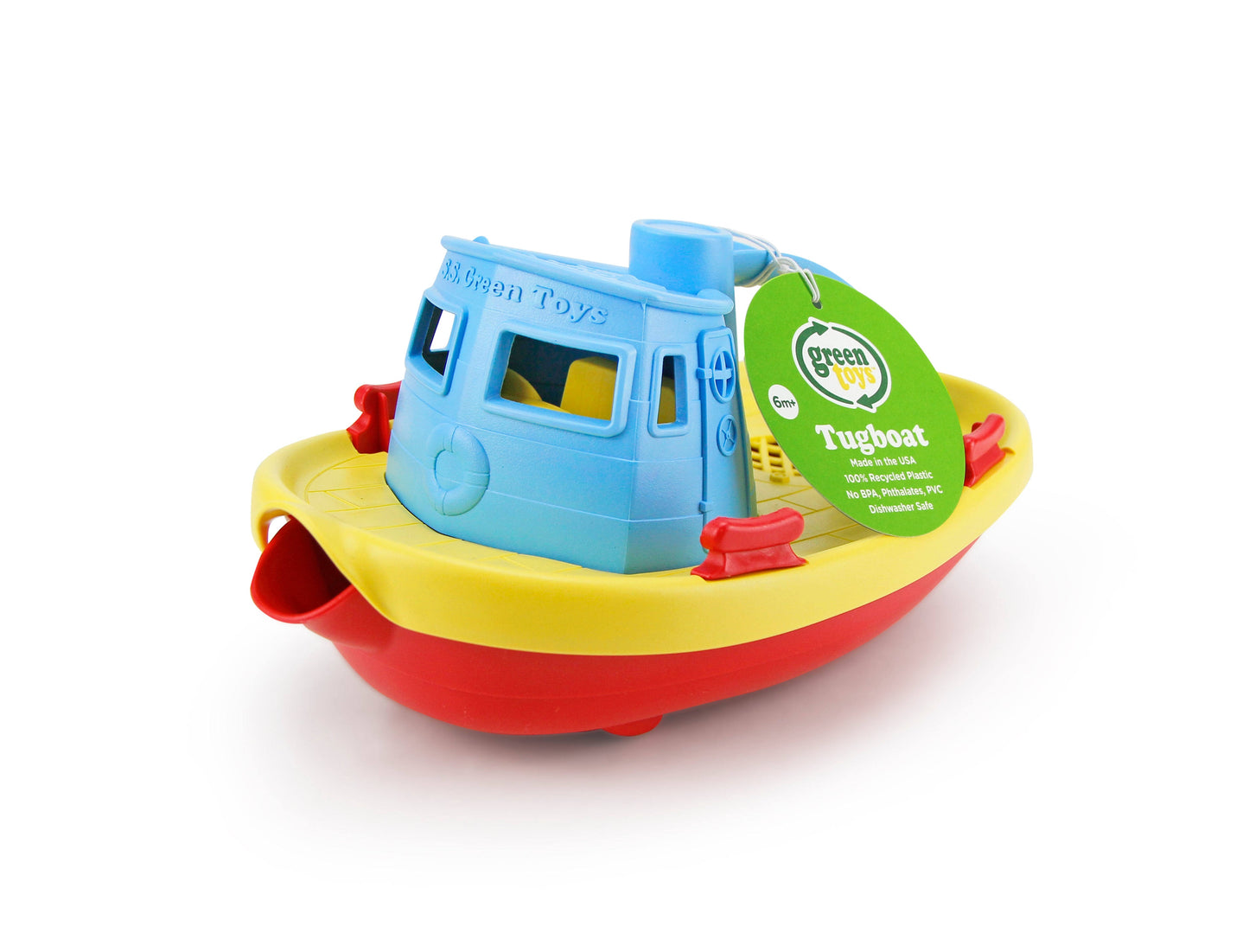 Green Toys Tug Boat Blue - CB