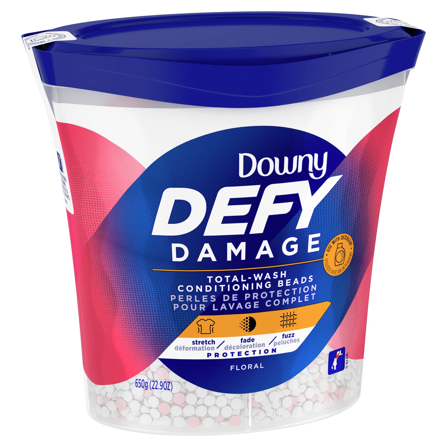 Downy Defy Damage Conditioning Beads, Total-Wash, Floral - 515 g