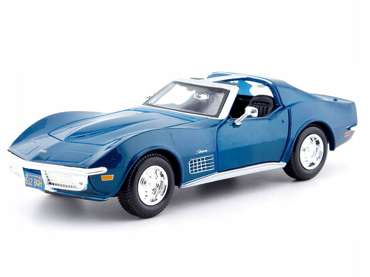 Maisto Special Edition 1970 Chevrolet Corvette Blue 1:24 Diecast Car