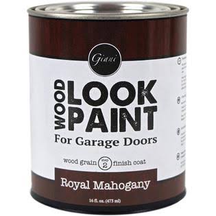 Giani Wood Look Paint for Garage Doors- Step 2 Wood Grain Finish Coat Pint (Black Walnut)