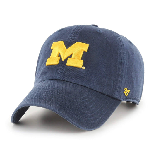 47 Brand Michigan Wolverines NCAA Clean-Up Cap - Gold - Adjustable