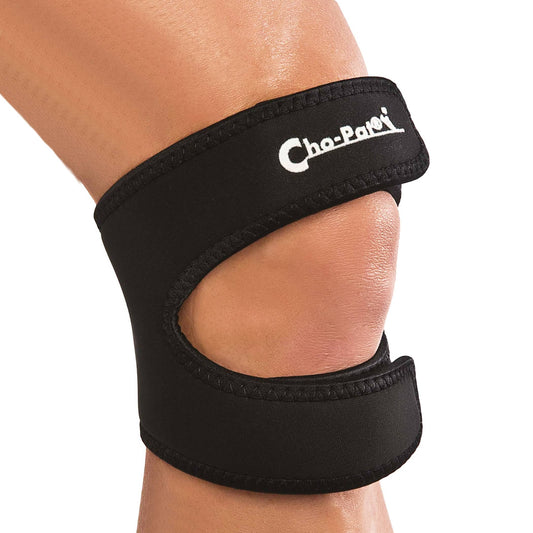 Cho-Pat - Dual Action Knee Strap - Black-X-Large