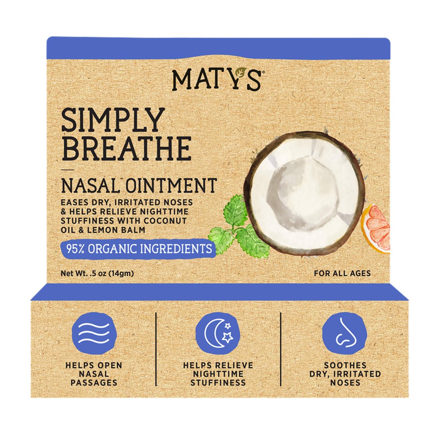 Matys Nasal Ointment, Organic - 0.5 oz