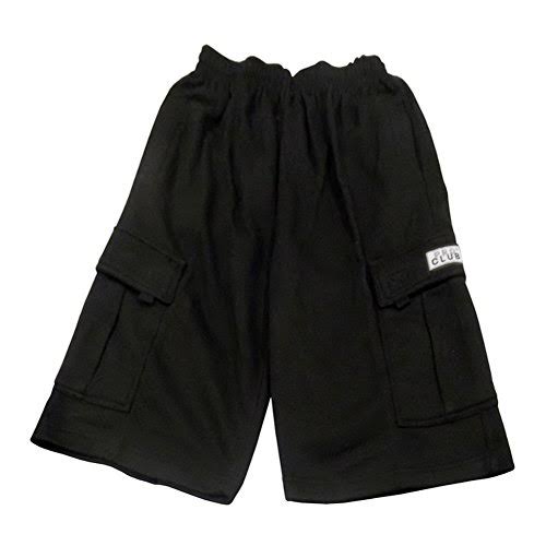 Pro Club Mens Fleece Cargo Shorts Pants Black 4X-Large, Size: 4XL