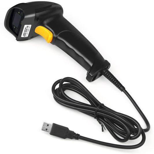 Handheld USB Barcode Scanner Wired Automatic 1D Bar Code Reader for Supermarket Convenience Store Warehouse